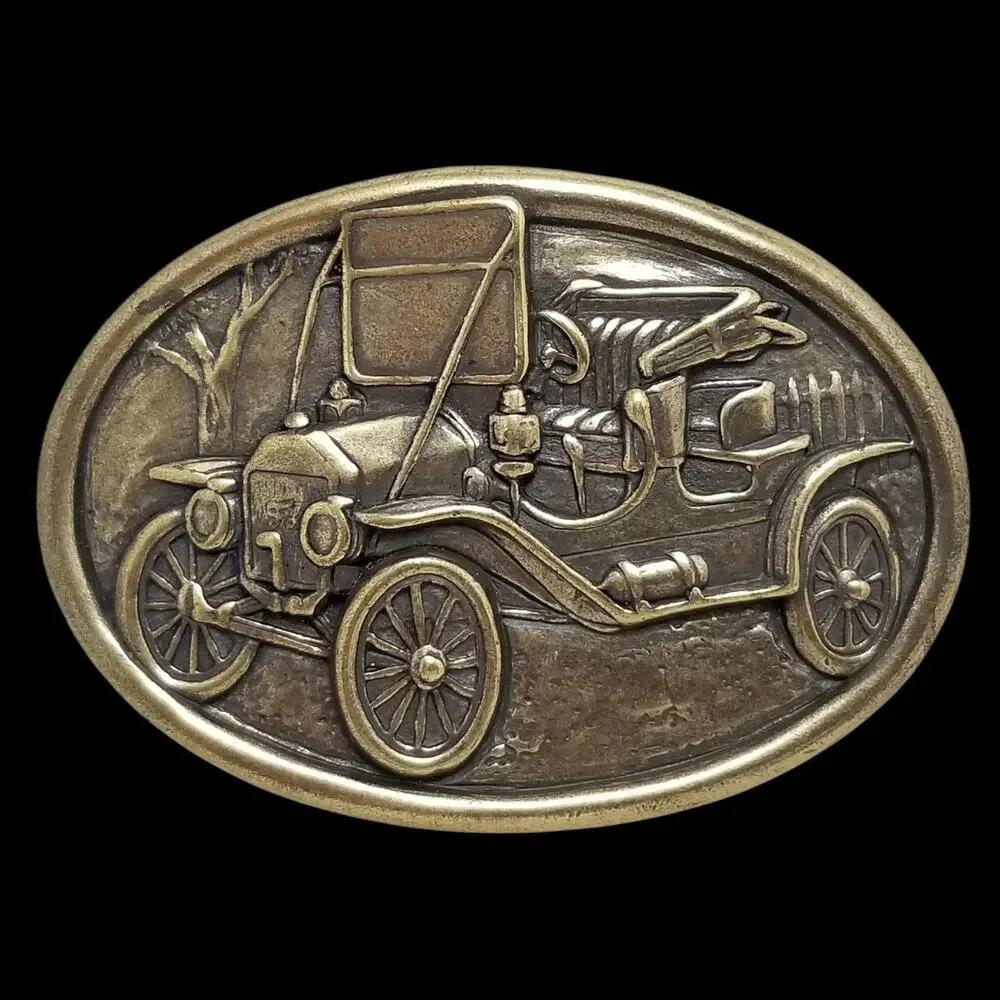 Vintage Belt Buckle Brass Avon Ford Model‎ T Car Automobile Ford Motor Company
